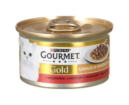 Purina GOURMET Gold Sauce Delight Beef - wet cat food - 85 g