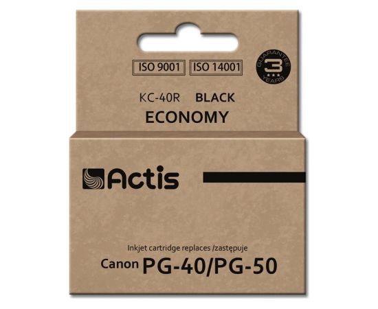 Actis KC-40R ink (replacement for Canon PG-40 / PG-50; Standard; 25 ml; black)