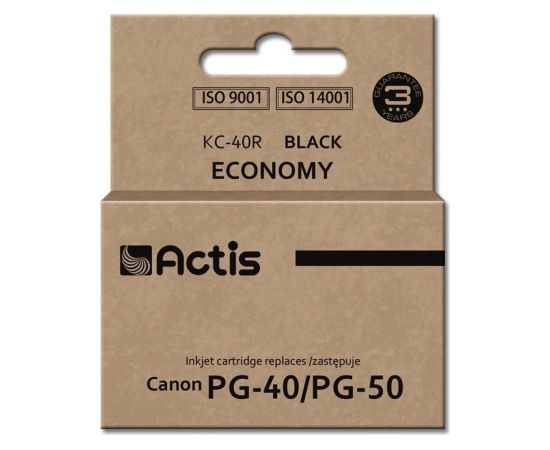 Actis KC-40R ink (replacement for Canon PG-40 / PG-50; Standard; 25 ml; black)