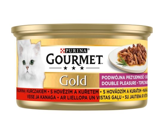 Purina Gourmet Gold - Mix Beef and Chicken 85g