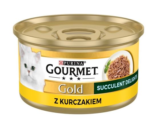 PURINA Gourmet Gold Succulent Delights Chicken - wet cat food - 85g