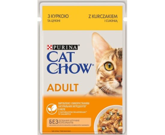 PURINA CAT CHOW Adult chicken zucchini jelly 85g