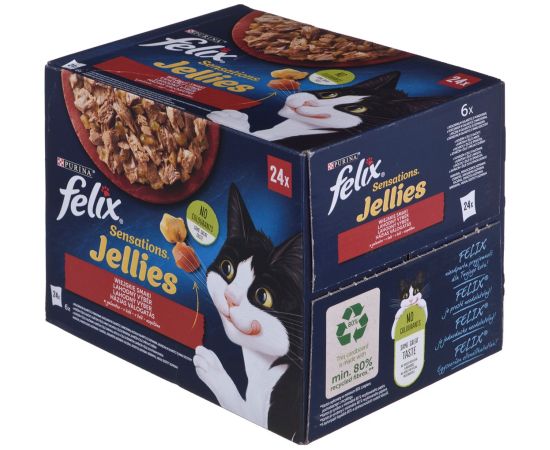 Purina Felix Sensations country flavors in jelly 24 x 85 g