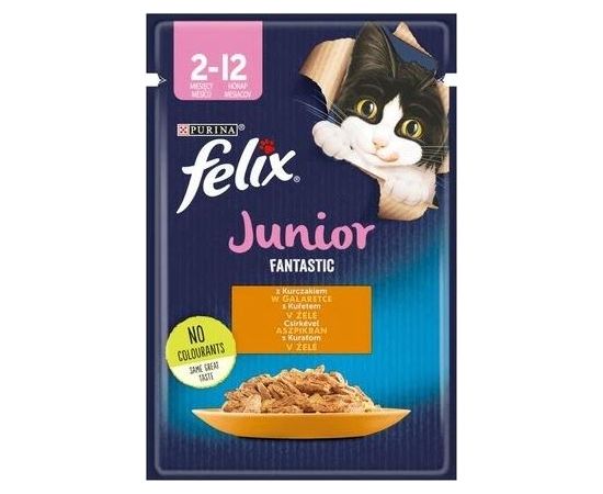 Purina Felix Fanstastic Junior - wet cat food - 85 g