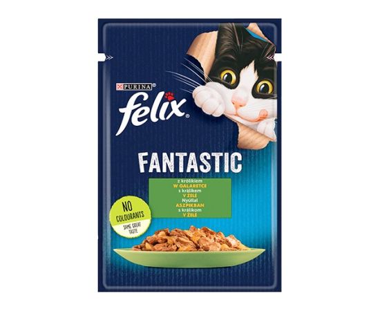 Purina Felix Fantastic rabbit in jelly - wet cat food - 85g