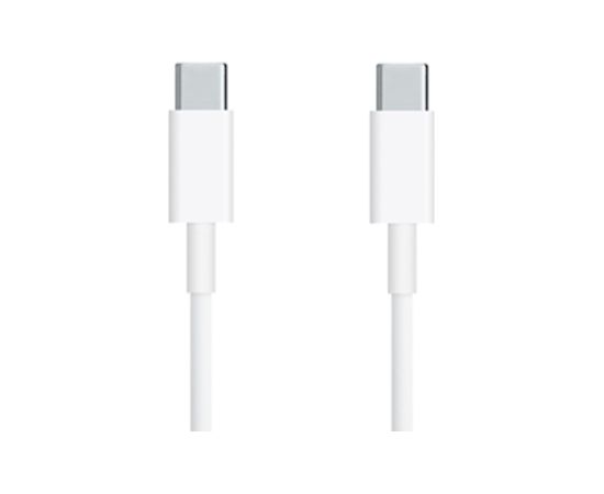 CP USB-C uz USB-C PD 96W 5A Super Ātras Uzlādes Laptopa MacBook Telefona 2m vads Balts
