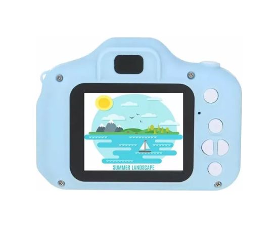CP X2 Bērnu HD 1080p digitālā foto un video kamera ar MicroSD kartes ievieti 2'' LCD krāsu ekrāns Zila