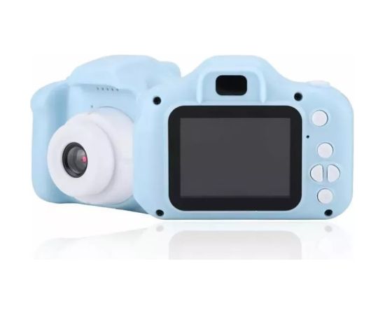CP X2 Детская Цифровая Фото и Видео камера с MicroSD катрой  2'' LCD цветным экраном Синий