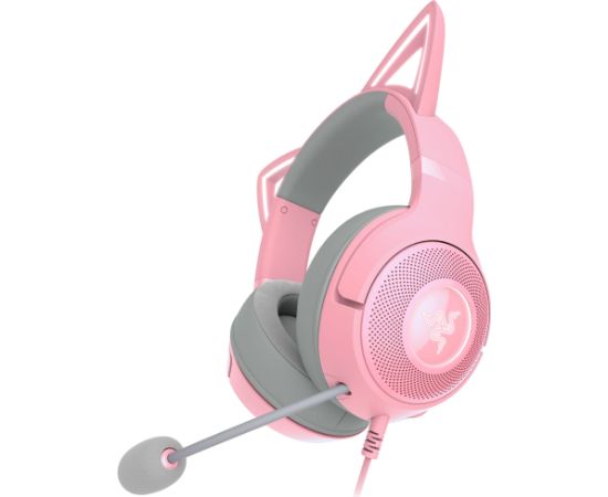 Razer Kraken Kitty V2, gaming headset (pink, USB-A)