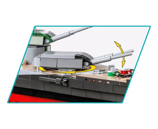 COBI Battleship Tirpitz, construction toy (scale 1:300)