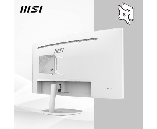 MSI PRO MP341CQWDE, LED monitor (86 cm (34 inches), white, WQHD, VA, curved, 100Hz panel)