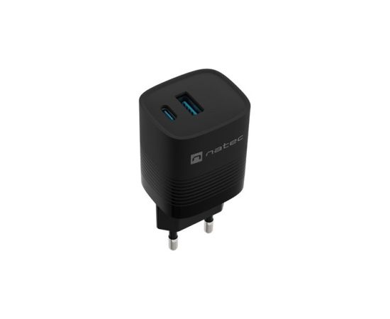 NATEC CHARGER RIBERA GAN 1X USB-A + 1X USB-C 30W