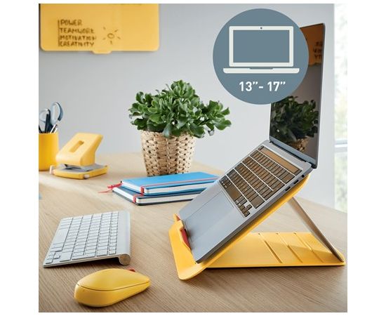 Leitz Ergo Cosy Laptop stand Yellow 43.2 cm (17")