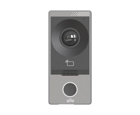 Uniview OEU-201B-HMK-W ~ UNV Уличная IP/WiFi вызывная панель видеодомофона с PoE и RFID считывателем на 2000 карт настенная (Пластик)