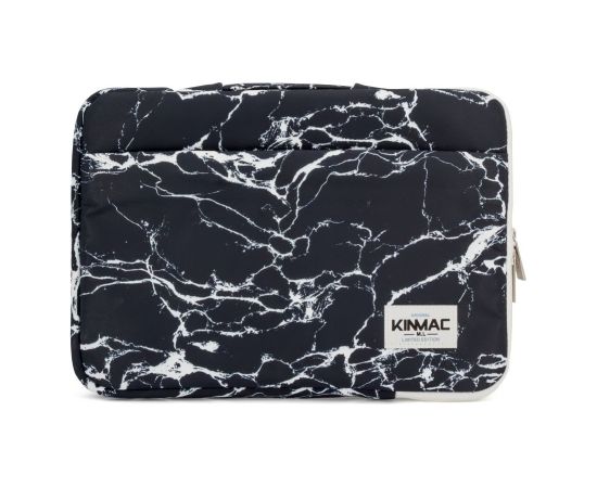 iLike   13-14 Inches Fabric Laptop Bag Marble Black