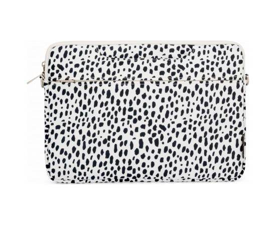 iLike   15-16 Inches Fabric Laptop Bag With Strap Leopard White