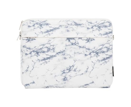iLike   15-16 Inches Fabric Laptop Bag With Strap Marble White
