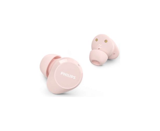 PHILIPS in-ear true bezvadu austiņas ar portatīvo uzlādes ietvaru, rozā - TAT1209PK/00