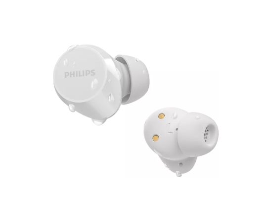 PHILIPS in-ear true bezvadu austiņas ar portatīvo uzlādes ietvaru, baltas - TAT1209WT/00