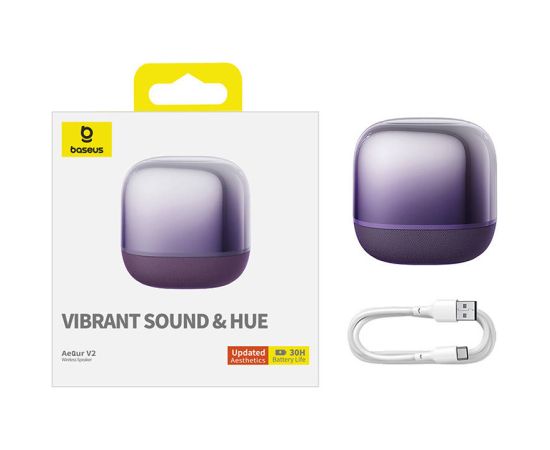 AeQur V2 Wireless Speaker  Baseus  (Purple)