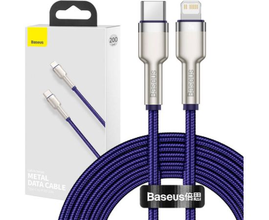 Baseus Cafule Series USB-C cable for Lightning, 20W, 2m (purple)