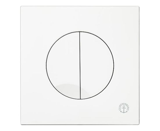 Gustavsberg taustiņš Triomont XS duo, 160x160 mm, mehāniskais, balts Встроенные фреймы
