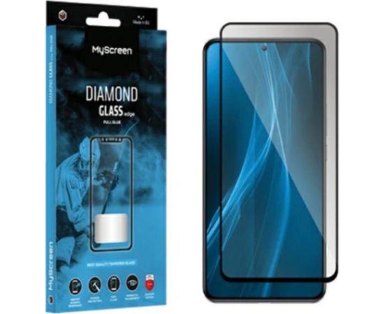 Tempered Glass MS Diamond Glass Edge FG Sam Xcover7 czarny|black Full Glue