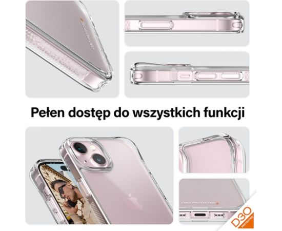 PanzerGlass HardCase iPhone 15 6.1" D3O 3xMilitārā caurspīdīga 1172