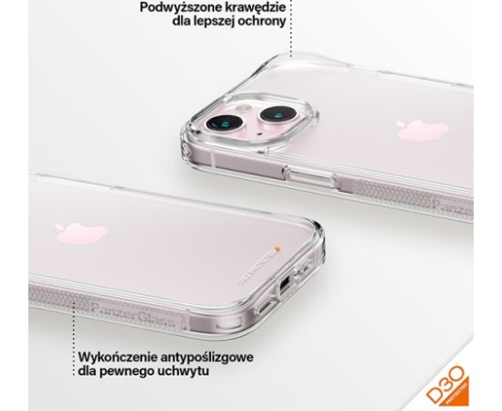 PanzerGlass HardCase iPhone 15 6.1" D3O 3xMilitārā caurspīdīga 1172