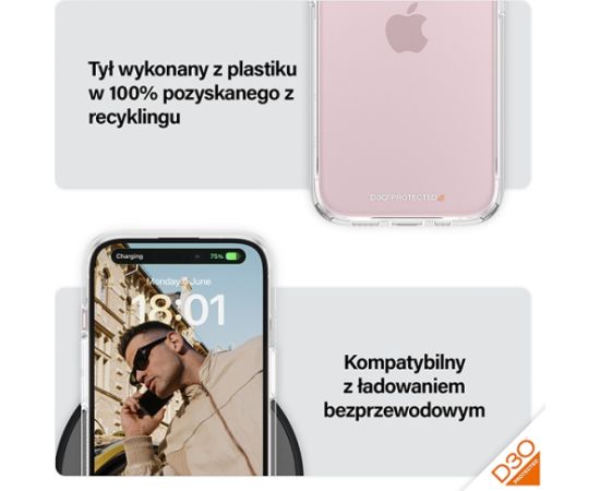 PanzerGlass HardCase iPhone 15 6.1" D3O 3xMilitārā caurspīdīga 1172