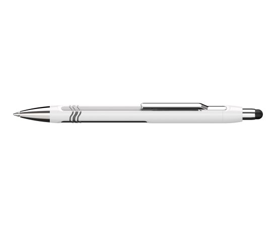Schneider Lodīšu pildspalva Epsilon Touch balti sudraba Refill Slider 755 XB zila
