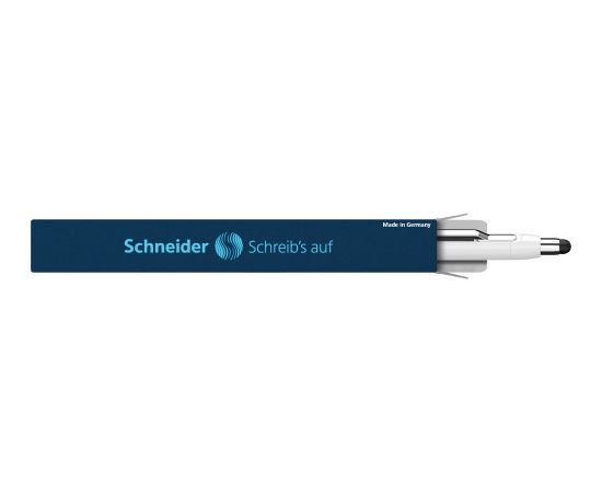 Schneider Lodīšu pildspalva Epsilon Touch balti sudraba Refill Slider 755 XB zila