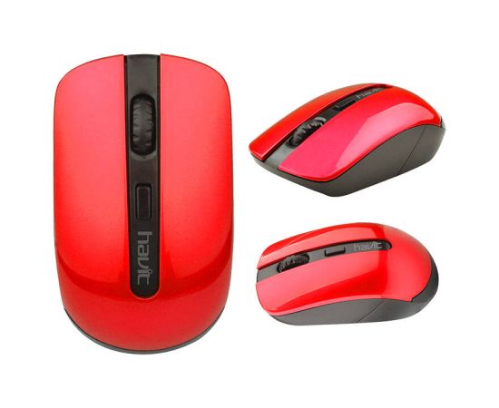 Universal wireless mouse Havit MS989GT (black&red)