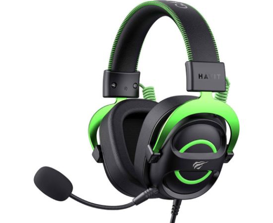 Gaming Headphones Havit H2002E (Black-Green)