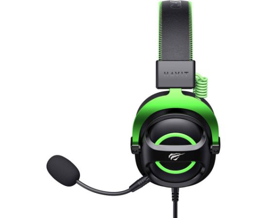 Gaming Headphones Havit H2002E (Black-Green)