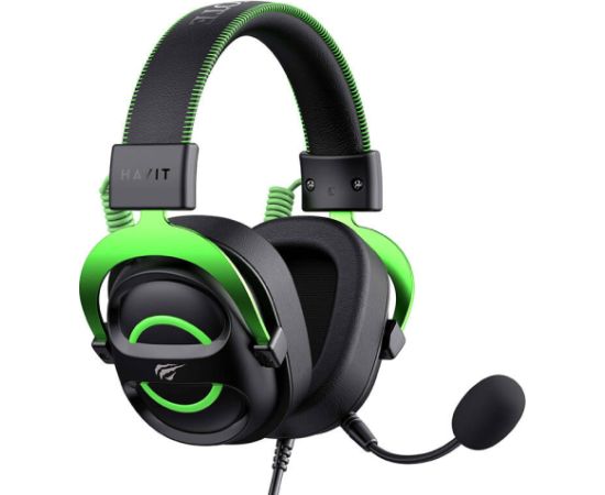 Gaming Headphones Havit H2002E (Black-Green)