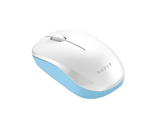 Universal wireless mouse Havit MS66GT-WB (white & blue)