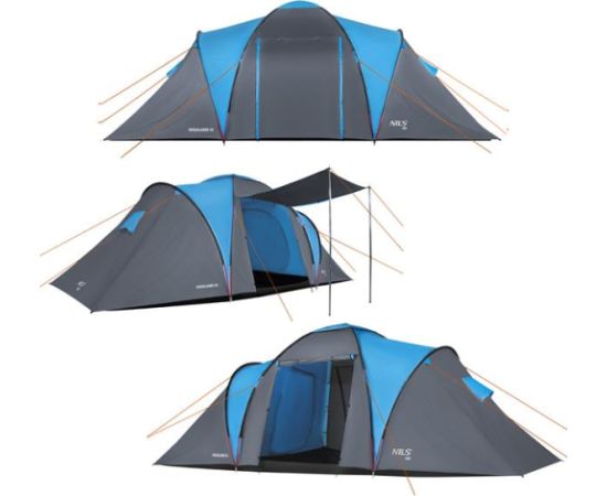 Telts NC6431 CAMPING TENT BLUE-GRAY HIGHLAND IV NILS CAMP