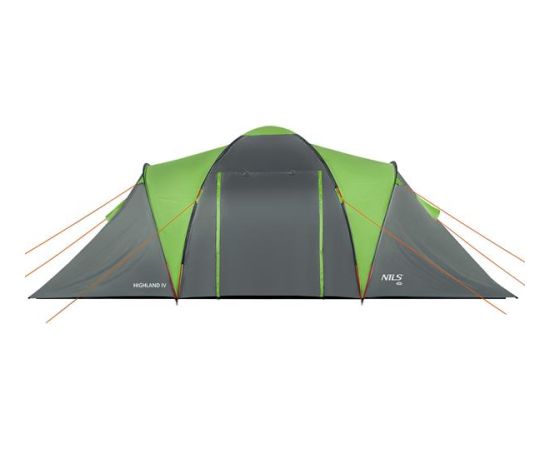 Telts NC6431 CAMPING TENT GREEN-GRAY HIGHLAND IV NILS CAMP