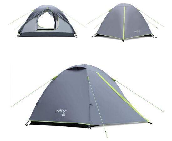 Telts NC6004 CAMPING TENT DARK GRAY EXPLORER NILS CAMP