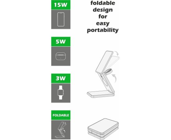 Swissten AL1 Alumīnija Bezvadu Lādētājs (Saderīgs ar MagSafe)