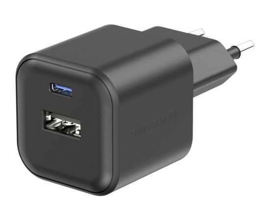 Swissten Tīkla Lādētājs GaN USB-C 20W PD / USB-A 18W QC