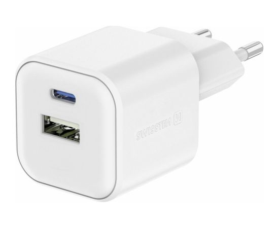 Swissten 3арядное устройство GaN USB-C 20W PD / USB-A 18W Q