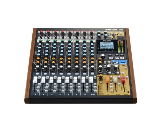 Tascam Model 12 12 channels 20 - 20000 Hz Black, Wood