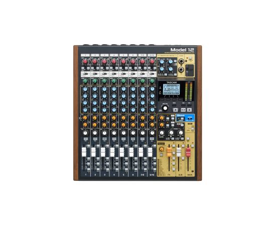 Tascam Model 12 12 channels 20 - 20000 Hz Black, Wood