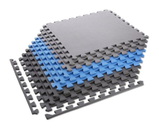 Puzzle mat multipack One Fitness MP10 blue-grey