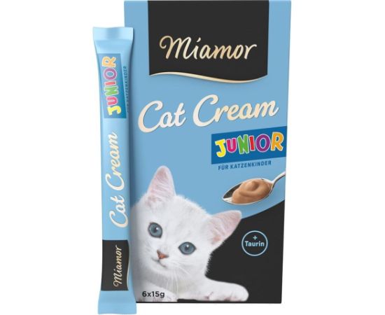 MIAMOR Cat Cream Junior - cat treats - 6 x 15g