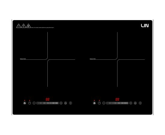 Induction hob LIN LI2H-180 cable with plug 1.2m 3200 W