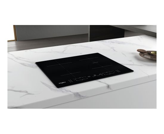 Whirlpool WB B8360 NE Black Built-in 59 cm Zone induction hob 4 zone(s)