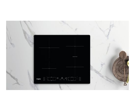 Whirlpool WB B8360 NE Black Built-in 59 cm Zone induction hob 4 zone(s)